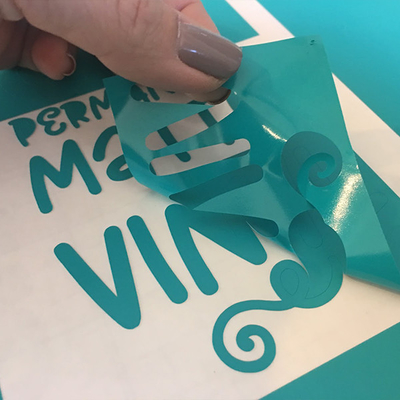 PVC Matte Sign Making Vinyl Roll 80mic Thickness Permanent Self Adhesive