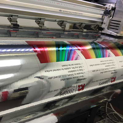 Metallic Chrome Printable Adhesive Vinyl Large Format Color Craft Car Wrap Vinyl