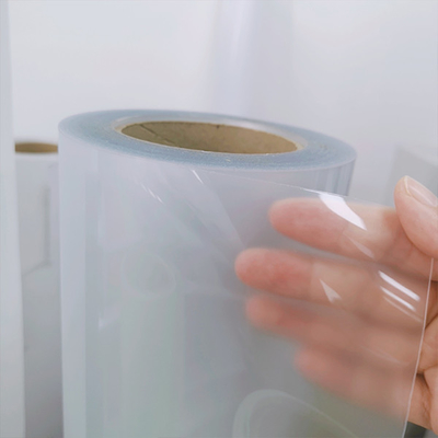 Clear Glossy Cold Laminating Film Waterproof 25 Micron Thick One Way Vision Film