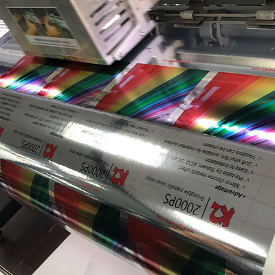 Printable Metallic Color Craft Vinyl Film Solvent Adhesive Large Format 80mic