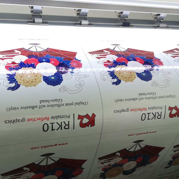 Commercial Grade PET Reflective Sheeting Vinyl Printable Anti Curling