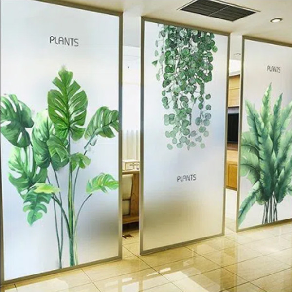 Etched Glass Window Film | Frosted Glass Vinyl Film | Window Vinyl Roll For Privacy
