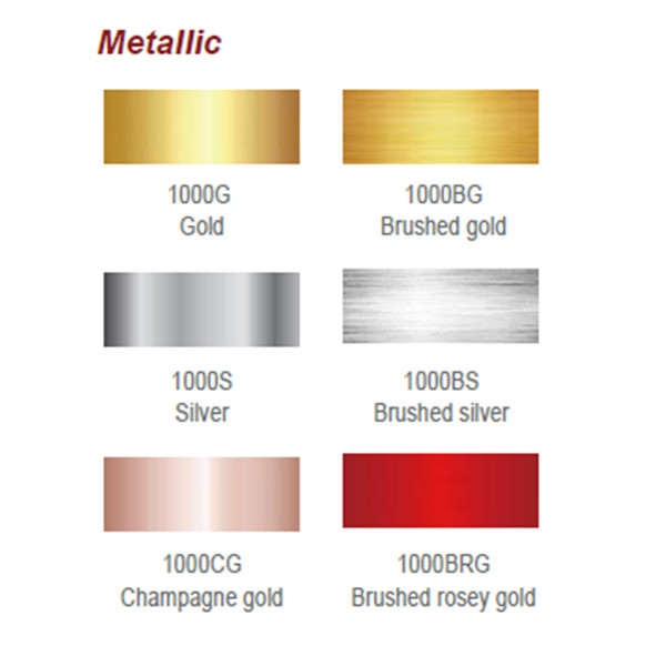 Metallic Mirror Color Craft Vinyl Sticker Material Roll Non Printable 1000E