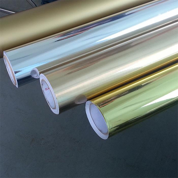 Printable Metallic Color Craft Vinyl Film Solvent Adhesive Large Format 80mic