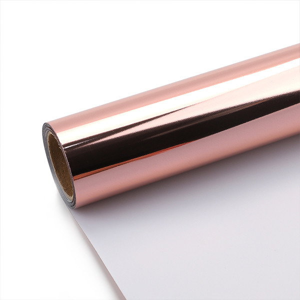 Large Format Metallic Adhesive Vinyl Rose Gold Wrap